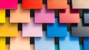 Small User Stories Post-its in color spectrum